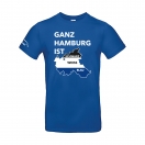 T-Shirt "Ganz Hamburg" royal