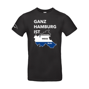 T-Shirt "Ganz Hamburg" schwarz