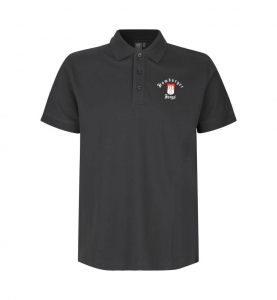 Poloshirt Hamburg Wappen - grau 