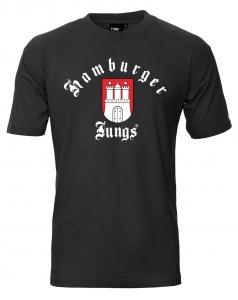 T-Shirt "Hamburg Classic" schwarz